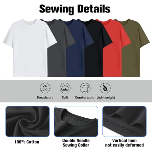 Custom T Shirts for Men Personalized Shirt with Front & Back Print Design Your Own Tee Customized Photo Text Logo Gifts Black