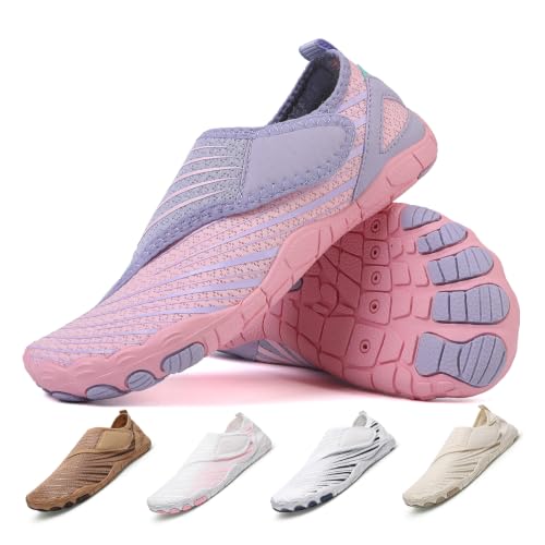 Image of Voya Barefoot Shoes for Women Men Breathable & Non-Slip Wide Toe Water Shoes for Walking,Running&Swimming,2026 new Adjustable Slip On Hike Athletic Sandals