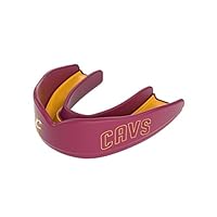 Shock Doctor Unisex – Erwachsene Gesichtsschoner, Bordeaux/Gold