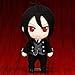 Anime Black Butler Sebastian Ciel Kuroshitsuji Figuras Relleno Muñeca de juguete de peluche 25 cm