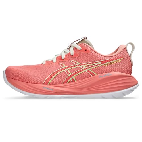 ASICS Damen Gel-Cumulus 27 Sneaker, Guave/Limegrün, 39.5 EU ASICS Damen Gel-Cumulus 27 Sneaker, Guave/Limegrün, 39.5 EU