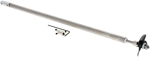 Bettomshin Eje de transmisión con hélice y junta universal para barco RC, eje de L300 mm, manga L250 mm, hélice D36 mm, apto para eje de motor de