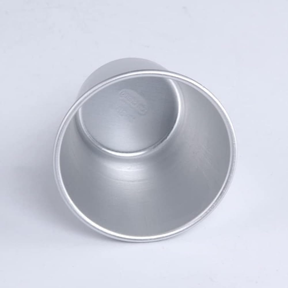 プリン型アルミ合金製カップセット 高さ深め耐熱ベーキングカップ ゼリー・ケーキ・チョコレート作り用 家庭・業務両用万能焼き型 (XL