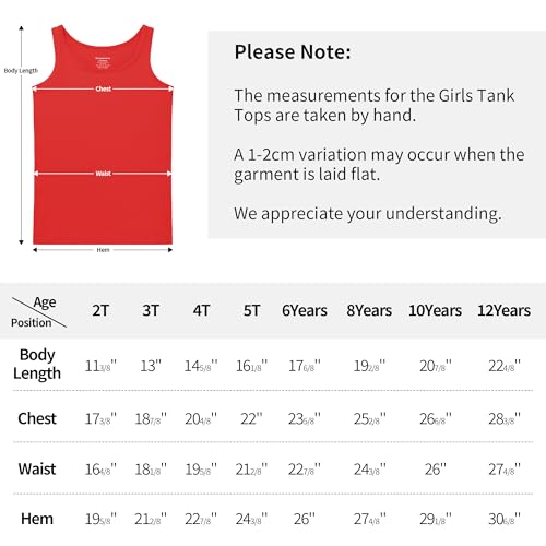 Dreammonkey Meninas Regata - Camiseta Elástica Sem Mangas De Algodão Macio Com Gola Redonda Para Cri