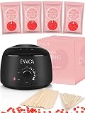 Waxing Kit for Coarse Hair Removal, Hypoallergenic Hard Wax Warmer Kit for Sensitive Skin, Brazilian