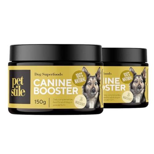 Petstile Canine Booster 6pack avec Moule à lèvres Vertes, Complément pour Chien, Complément pour Chiens, Renforce Le système immunitaire, la mobilité des articulations et Plus Encore