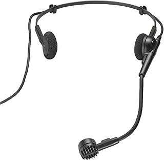 Audio-Technica PRO 8HEx Hyper Cardioid Dynamic Headworn Microphone, XLR Connector, Black
