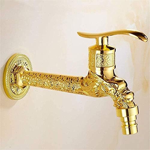 Robinet de lavabo à poignée unique en laiton sculpté pour rénovation maison