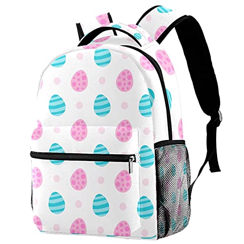 Sac à dos de voyage léger bleu et rose avec porte-bouteille ergonomique Campus