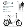 NARRAK Fat Tire Folding Electric Bike, 48V & 624Wh Lithium Removable Battery, Peak 1100W Brushless Motor, Max Speed 28Mph, M5 Large LCD Display, Suspension, Step-Over/Thru Frame (Step-Thru White) #1