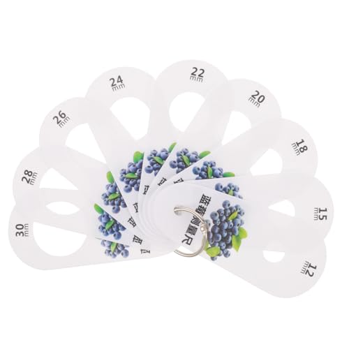 ELAYARD ベリー直径測定器 プラスチック製耐久性 ベリー測定定規 農園 店舗用 径連結式 携帯便利
