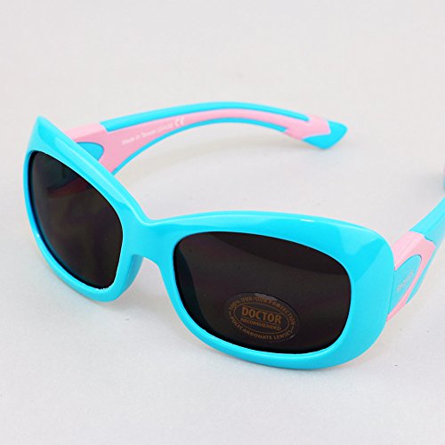 Óculos de Sol Breeze Azul e Rosa 4 anos, Real Shades, Azul/Rosa, 4 A 7 Anos