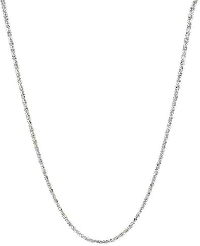 2MM Sparkle Chain Necklace 