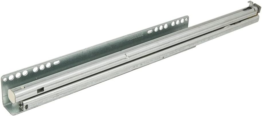 1 Pair x Indaux Dynamic Runner Soft Close Full Extension for use with Moulded Plastic Drawers