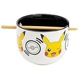 Stor CUENCO RAMEN CON PALILLOS EN CAJA REGALO POKEMON BLACK LOGOS