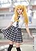 PROCOS US Size Schoolgirl Costume Women Japanese Uniform Outfit with Plaid Bow Tie 5 PCS Black
