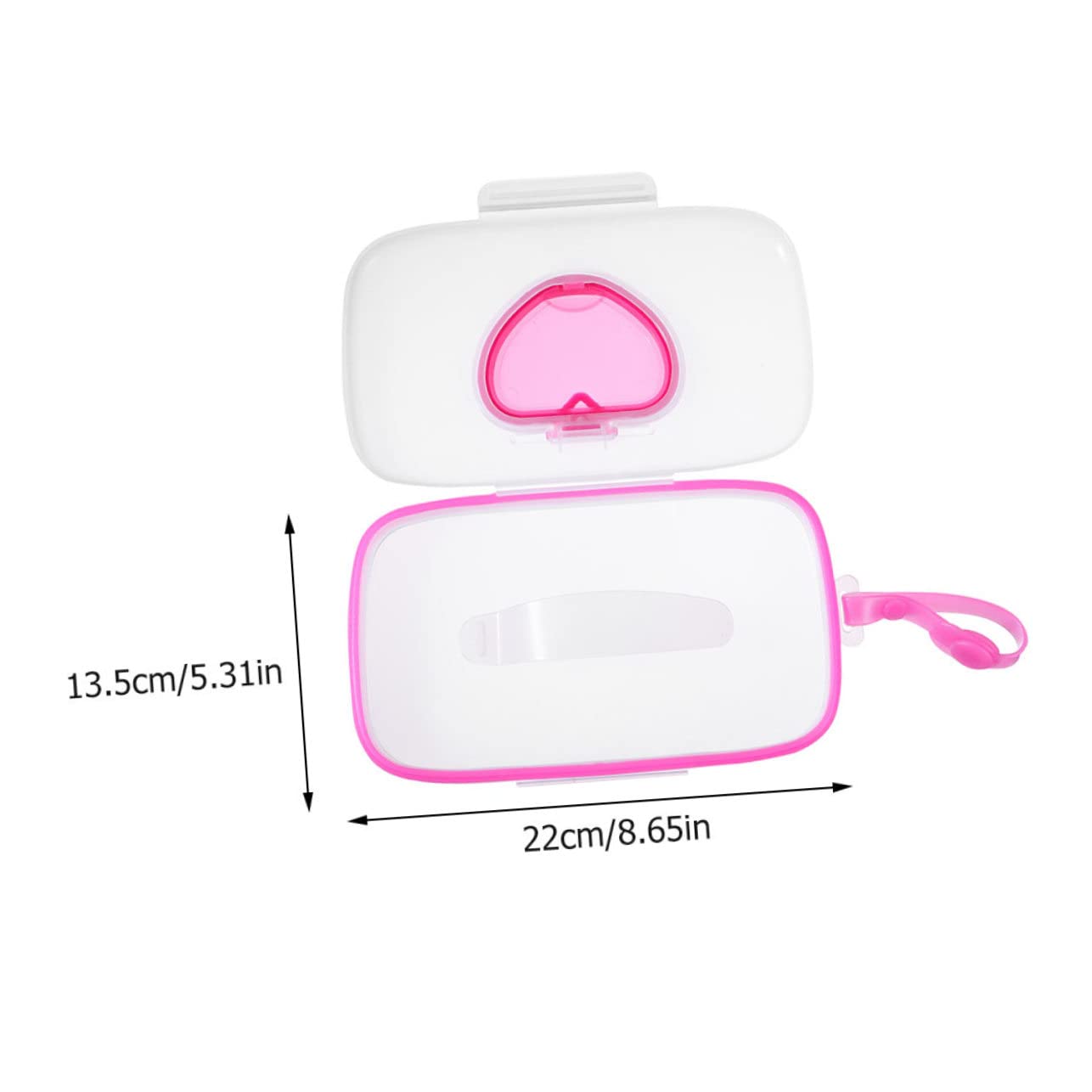 Garneck 2pcs Baby Wipe Holder Go Portable Wipe Pouch for Travel Pp Material Easy to Attach to Diaper Bag or Stroller