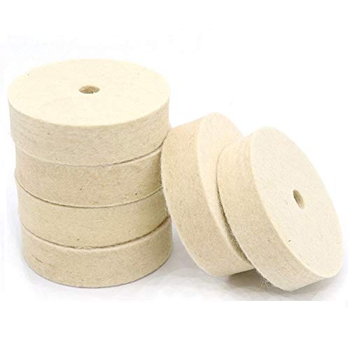 Ruote di lucidatura ， 1 pz 80 mm mola for trapano mola for lucidatura feltro di lana tampone for lucidatura disco abrasivo for smerigliatrice da banco utensile rotante