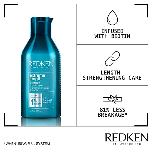 Redken Extreme Length Shampoo 300Ml & Conditioner 300Ml Duo - 2