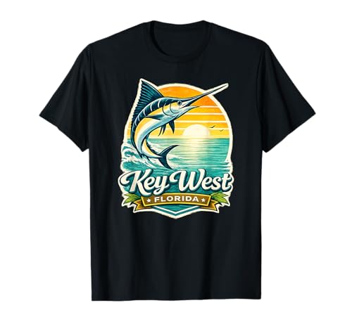 Key West Florida Marlin Fishing Florida Keys Souvenir T-Shirt