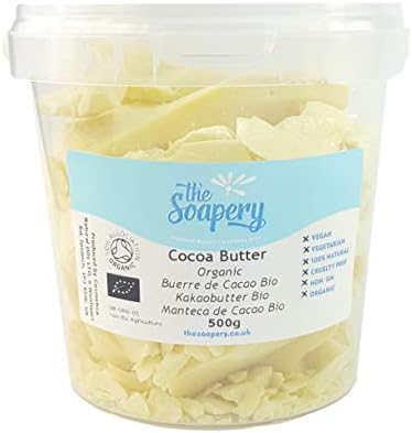 Cocoa Butter 500g - Certified Organic Raw Unrefined Pure