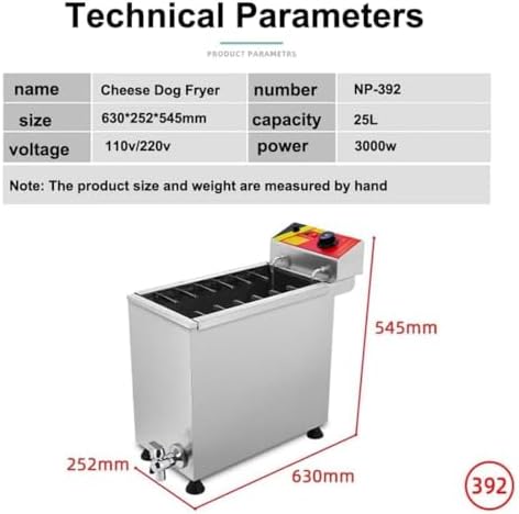 Sartén Eléctrico 25L 3000W con Control de Temperatura miniatura 2