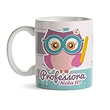 Caneca professora nota 10 - Coruja
