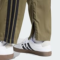 adidas Herren Essential Three Stripes Stanford Open Hem Pants, Olive Strata/Black, M – Ansicht 2