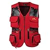 KTWOLEN Heren Outdoor Sneldrogend Visvest Multi Pocket Net Vest Vest Jas Top Multifunctioneel Camping Jacht Gilet Vest met 16 Zakken
