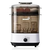 Grownsy Adjustable 4 in 1 Large Bottle Sterilizer and Dryer, 8 Bottles Capacity,Electric Steam Baby Bottle Sterilizer, Sanitizer for Baby Bottles & Pacifiers, Breast Pump Parts