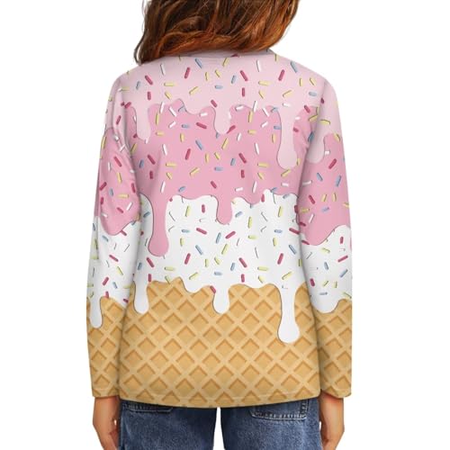 Image of Girls Basic Tee Shirts Outdoor Long Sleeve Shirt Winter Clothes Size 3-16 Top Fall Clothes Gift for Holiday