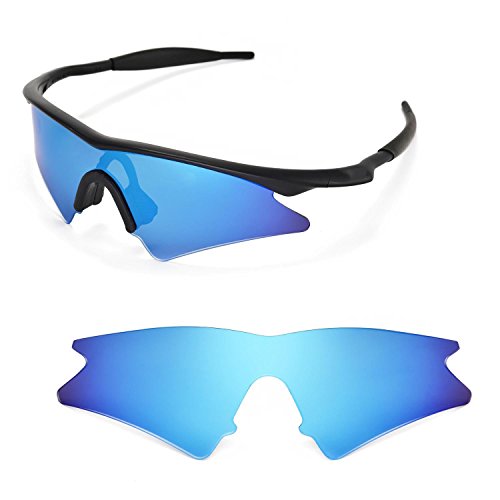 Walleva, lenti di ricambio o lenti con naselli per Oakley M Frame Sweep Ice  Blue Coated - Polarized -
