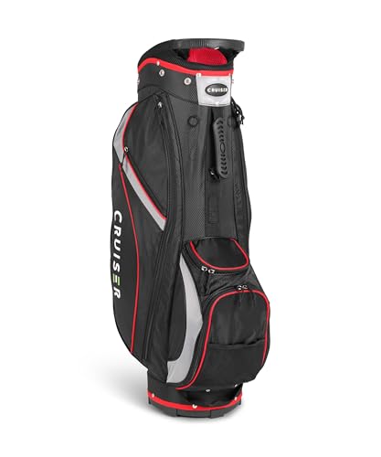 Cruiser Golf CB2 Lightweight Cart Bag (Red)