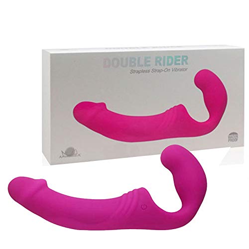 Dupla Strapless Recarregável com Plug Vaginal - APHRODISIA DOUBLE RIDER