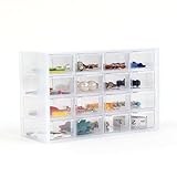 Everything Mary Clear Drawer Organizer – 16 Drawer Craft Storage Cabinet for Beads, Jewelry, and Small Parts – Plastic Storage Drawers for Desk, Sewing Room, or Workshop