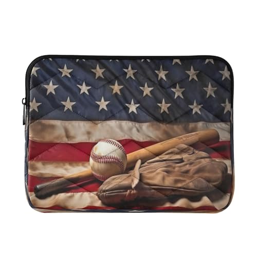 Funda para portátil 13-14 pulgadas con bandera americana miniatura 1
