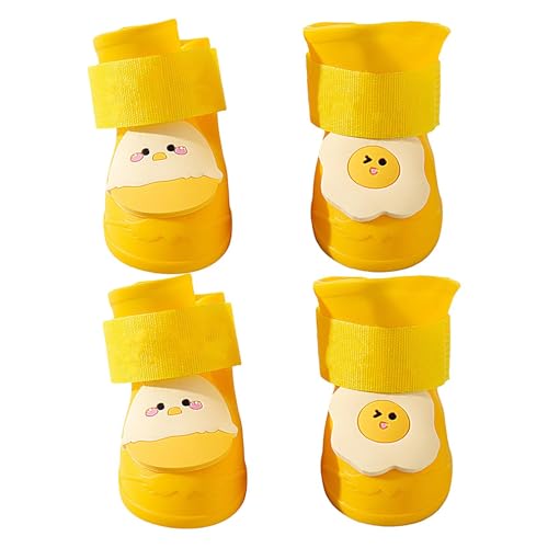 Wasserdichte Silikon-Hundeschuhe mit rutschfester Sohle