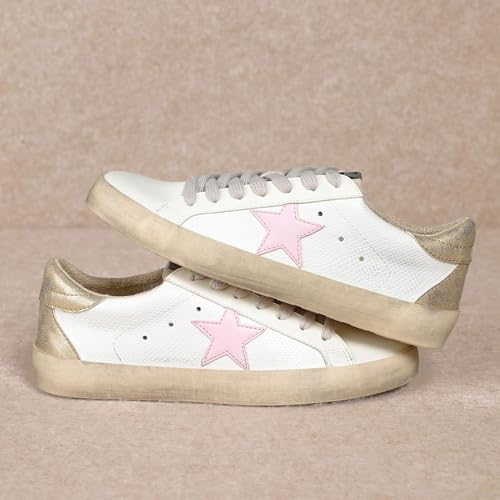 Mi.iM Sofia Rubber Sole Lace-up Low Top Star Sneakers3