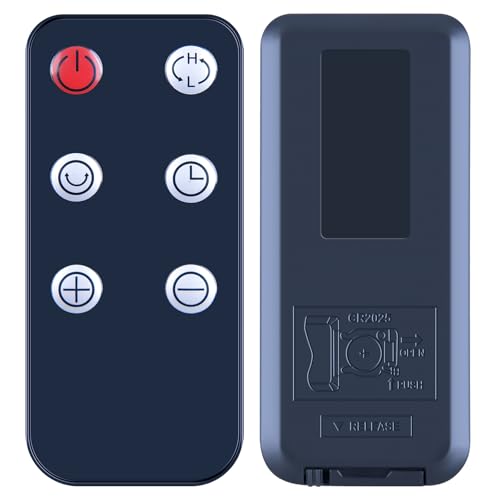 RETROSUN Replacement Remote Control for GiveBest HPQ15C-EA 24' Ceramic Space Heater, for Taotronics TT-HE008 TT-HE004
