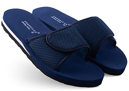 Image of SHOPOFLUX Ortho First Slippers for Men | Adjustable Strape Orthopaedic Doctor Chappal Flip-Flop Footwear and House Slippers for Gent's and Boy's