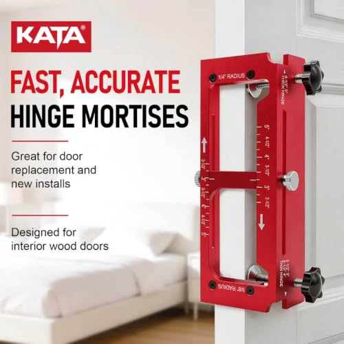 KATA Door Hinge Jig for Router, Adjustable Mortise Jig for 2.5" - 5" Hinges by KATA - Used condition - Image 8