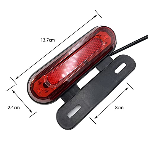 BATLAM Luz De Travagem Led Luz Traseira Vermelha De 12V Para Motocicleta Motocicleta Eléctrica