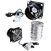 ZUXOCY USB Adjustable Speed Air Ventilation Blower Inline Fan Window Exhauster Toilet Kitchen Exhaust Power Tool Fume Extractor Pipe Duct Exhaust Ventilation USB Powered