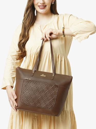 Image of Lavie Women's Hannah Deboss Tote Bag for Women | Tote Bag for Work | Ladies purse | Stylish Shoulder Bag | Gift for Women