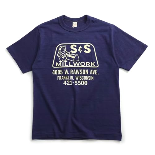 ウエアハウス　両面　ナンバリング　ティシャツ ウエアハウス フロッキープリントTシャツ ナンバリング35 スラブ