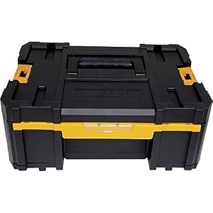 DEWALT Tool Organizer, TSTAK III, Single Deep Drawer, Heavy Duty Latches, Removable Compartments for Small Tools and Accessories (DWST17803)