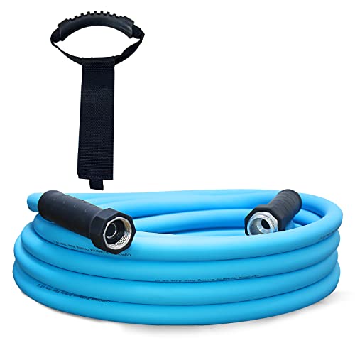 Image of Cupohus 35FT RV Water Hose, 5 /8 inch Extra Thick Wall Drinking Water Safe, Freeze Resistant Hot & Cold Weather, Kink Free Heavy Duty Flexible Hose with Storage Bag for Camper Travel Trailer Boat