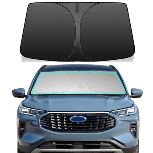 Windshield Sun Shade for 2020-2025 Ford Escape Foldable Car Front Window Sunshade Double Layer 240 T...