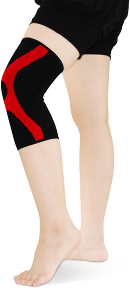 Knitted Sports Knee Pads Nylon Four-Sided Elastic Leg Protection