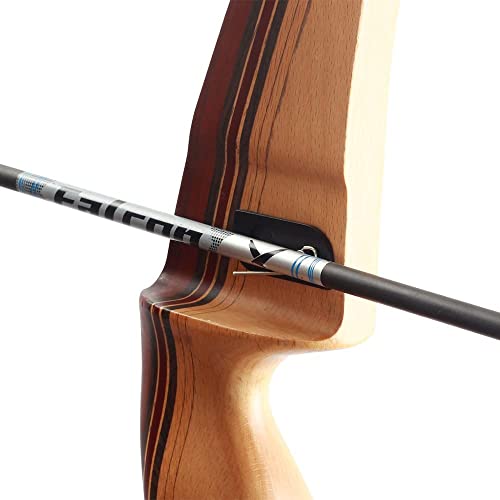 Sopoger Archery Arrow Rest Recurve Bow Arrow Launcher Rest Hunting Arrow Rest For Compound Bow Screw In Right Hand Target Shooting (Left Hand Black) #TOP4